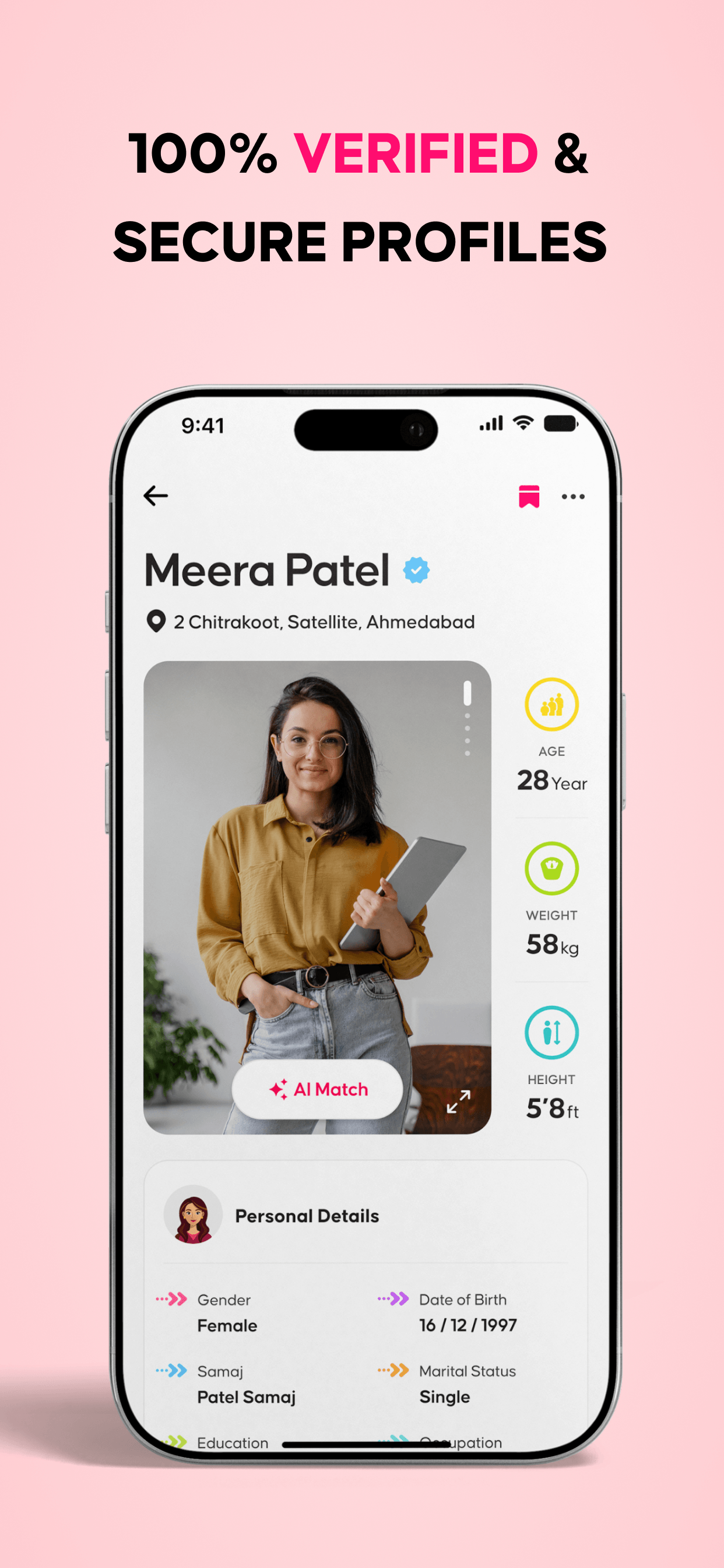Verified and secure profiles